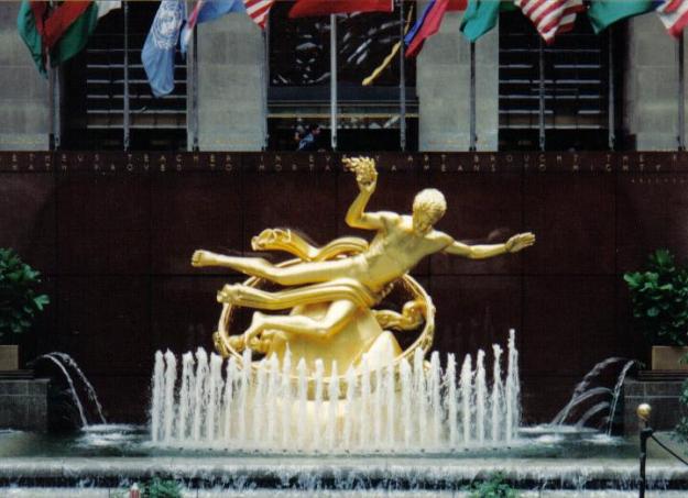 Prometheus, Rockefeller Center - New York City (copyright 2010 Joshua Weisel)