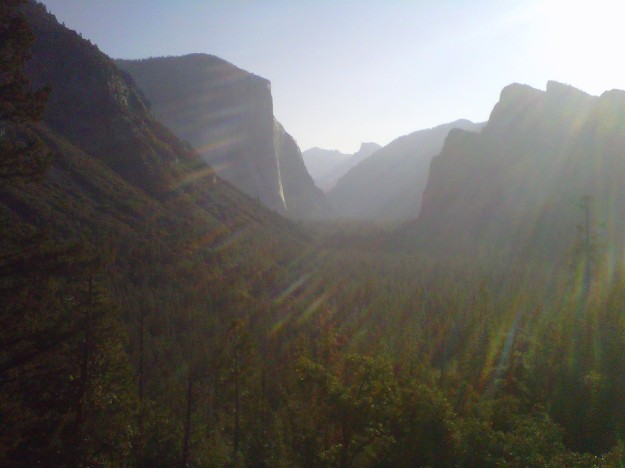 Sunrise on Yosemite Valley (copyright 2011 JoshWillTravel)