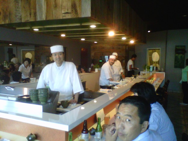 Oh yeah, we're gonna have sushi. Sushi at Okumura! (copyright 2013 JoshWillTravel)