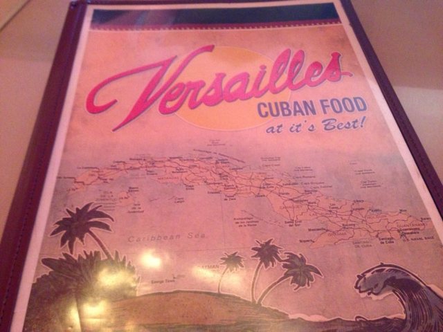 Versailles Cuban Food (copyright 2014 JoshWillTravel)