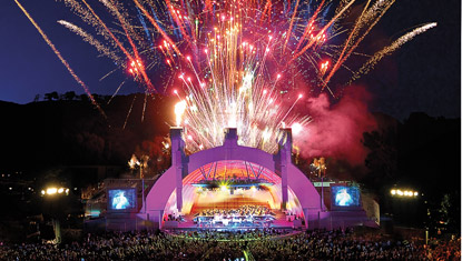 FIREWORKS! Hollywood Bowl 4th of July!