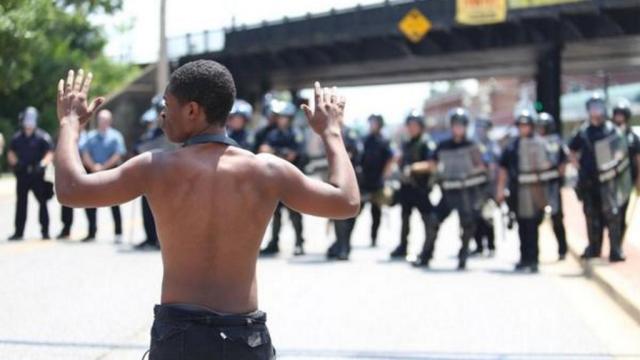 Unarmed Man v. St. Louis County Police: "Hands Up! Don't Shoot!" Ferguson MO