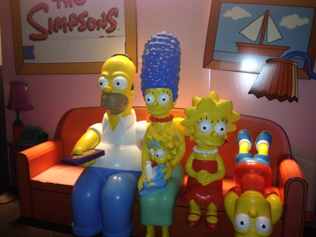 The Simpsons take the Hollywood Bowl (copyright 2014 JoshWillTravel)