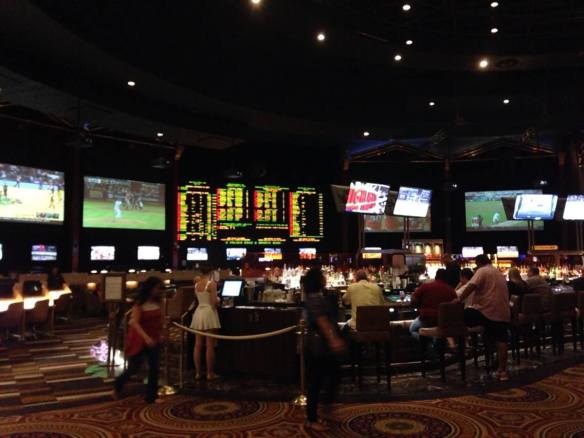 The Race & Sports Book at Caesars Palace in Las Vegas