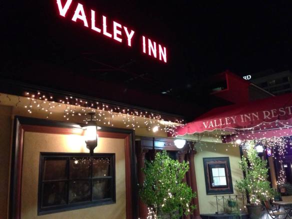 Dinner at the Valley Inn in Sherman Oaks