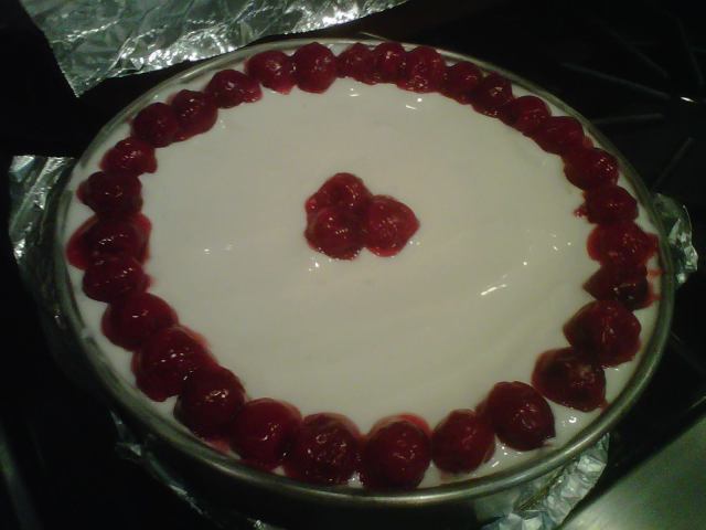 Grandma's Cherry Cheesecake!
