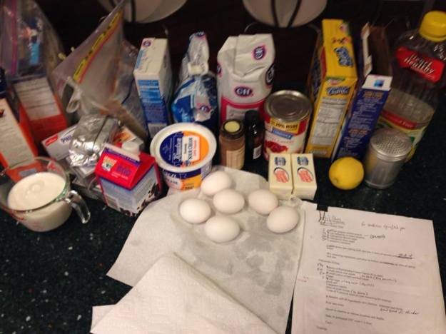 Thanksgiving 2015 - Baking (the night before)