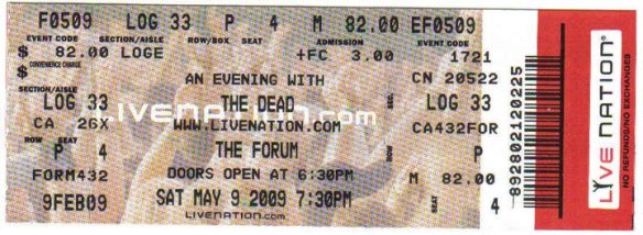 The Dead - Live at the Forum in Los Angeles 2009
