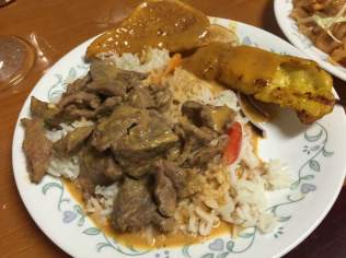 Beef Panang with Rice